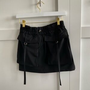 Zara Women's Black Cargo Mini Skirt  HIGHLY SOUGHT AFTER